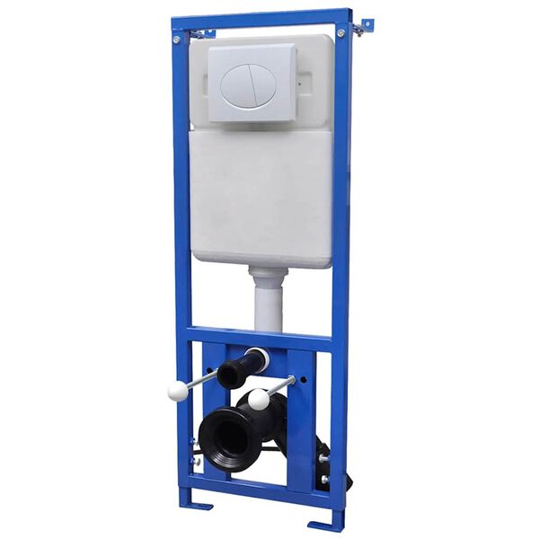 vidaXL Innbyggður Hár Klósettkassi 11 L 41x14x(110-125) cm