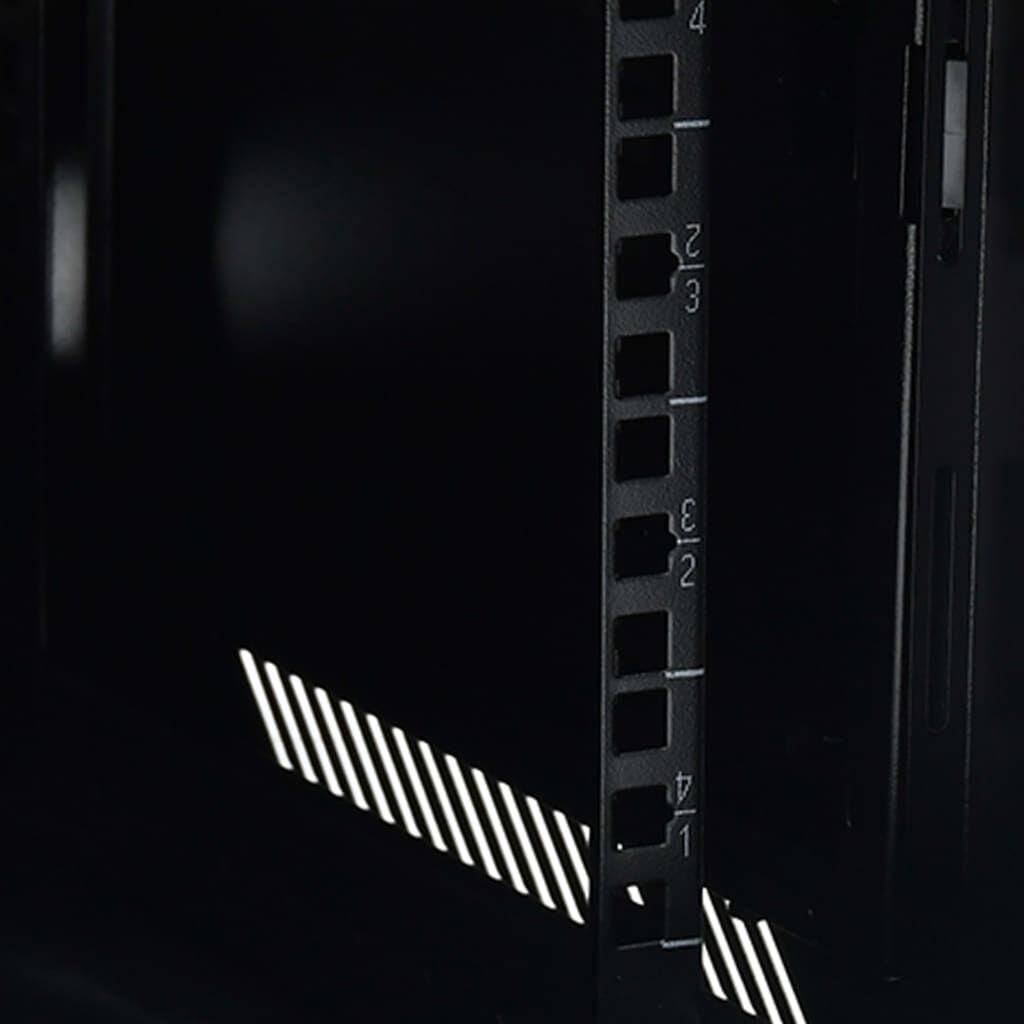 vidaXL 4U Veggfestur Netskápur 19" IP20 600x450x285 mm