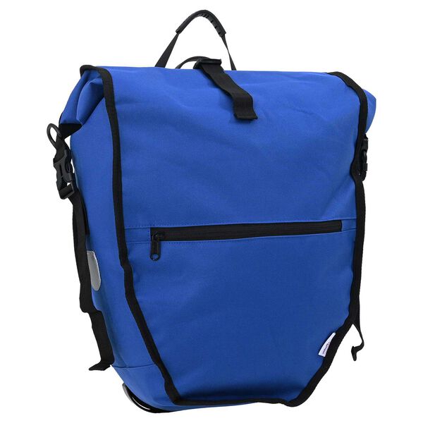 vidaXL hjólabaggur fyrir pannier rack 25 L blár 32.5x17x57 cm