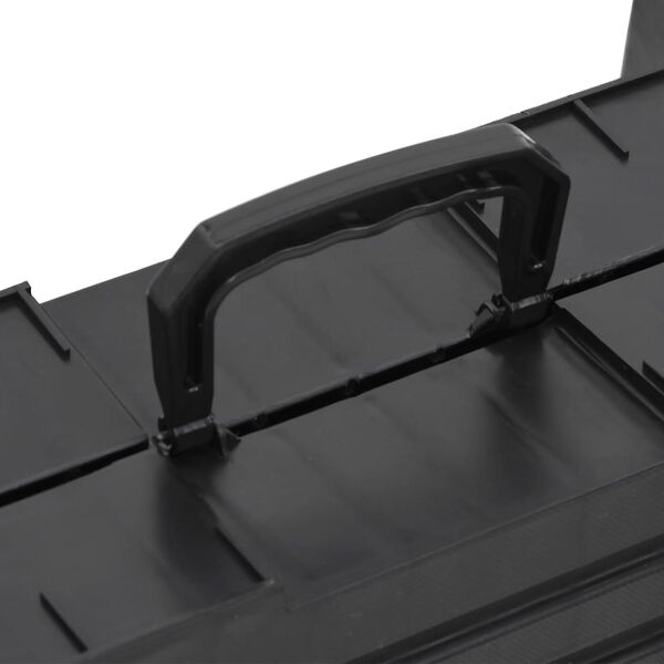 vidaXL Samleggjanlegur Hundarampur Svartur 153x40x12,5 cm Plast