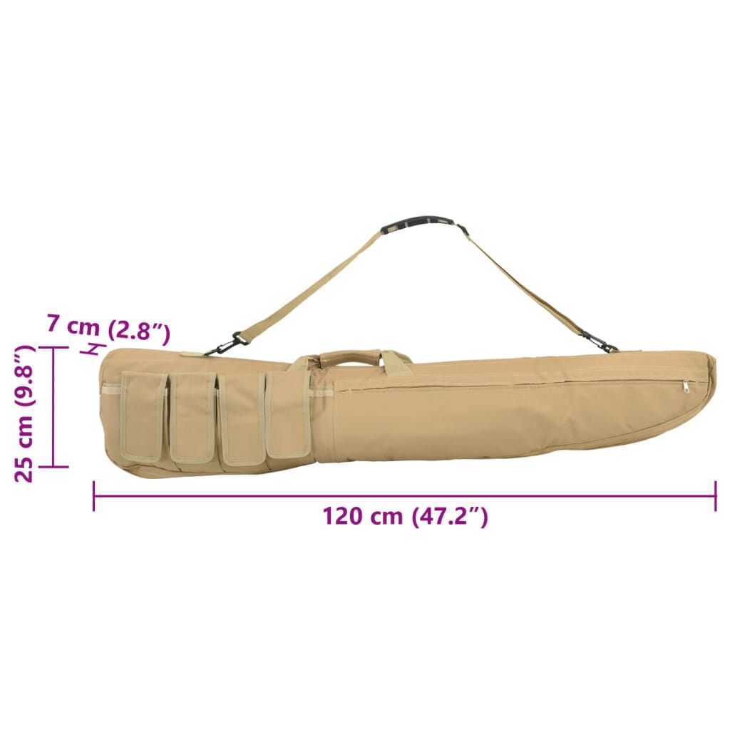 vidaXL Riffiltaska með Axlaról 120 cm Oxfordefni